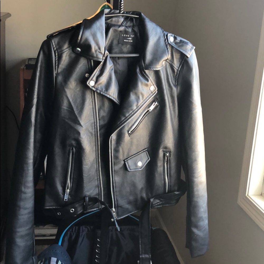 Leather jacket